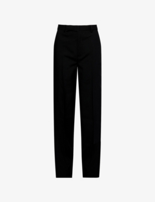 RICK OWENS: Dietrich Straight-Leg Wool Trousers