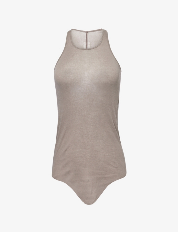 Basic Rib Asymmetric Cotton-Jersey Top