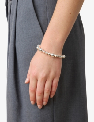 Lie Studio Womens Elly Sterling-silver Plated Brass Bracelet In Metallic
