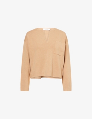 MAX MARA: Zibello Boxy-Fit Wool-And-Cashmere Jumper