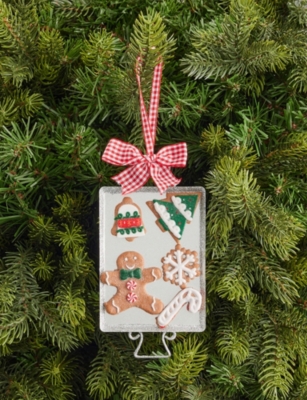 SELFRIDGES EDIT: Gingerbread Tray Metal Christmas Decoration