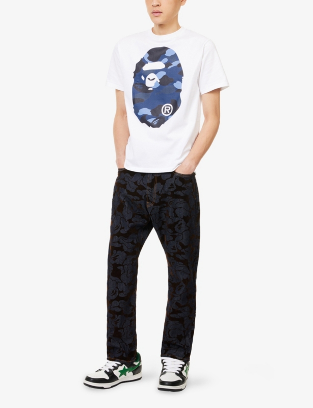 Colour Camouflage Big Ape Short-Sleeve Cotton T-Shirt