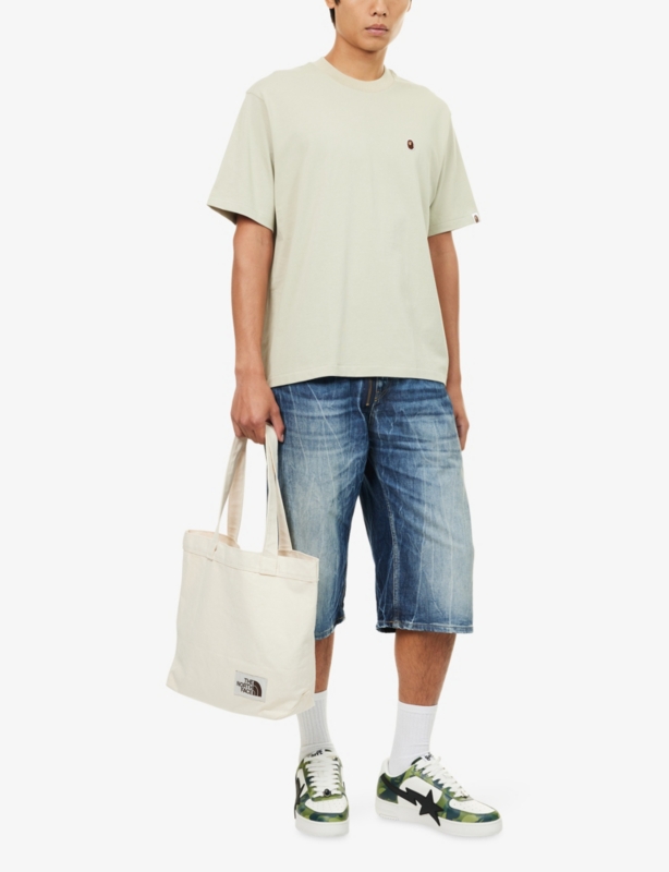 One Point Brand-Embroidered Cotton-Jersey T-Shirt