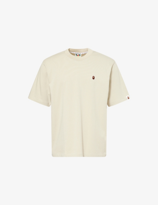 One Point Brand-Embroidered Cotton-Jersey T-Shirt