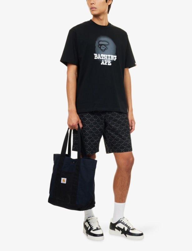 Ape Head Brand-Print Cotton-Jersey T-Shirt