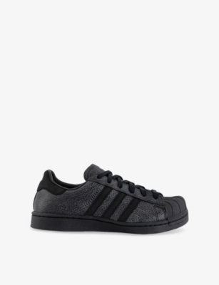 Adidas Originals Womens Core Black Adidas X Avavav Superstar Faux-leather Low-top Trainers Eur 40 / 7 Uk