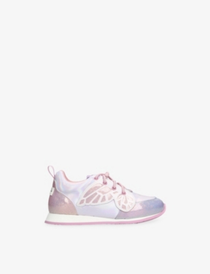 Sophia Webster Lilac Kids' Chiara Leather Trainers Eur 21 /5 Uk In Purple