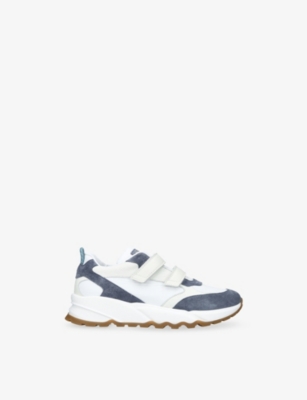 BRUNELLO CUCINELLI: Kids' Branded Leather Trainers