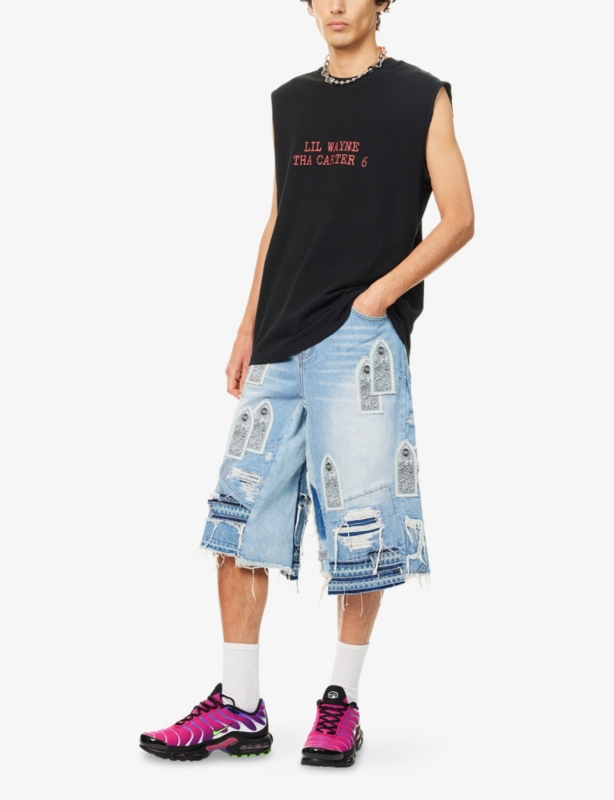 Smoke Clouds Graphic-Print Tank Top