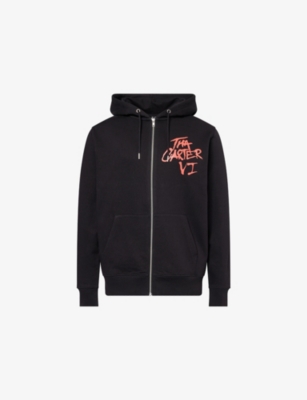 SUMMER OF SOUND: Smoke Clouds Graphic-Print Cotton-Jersey Hoody