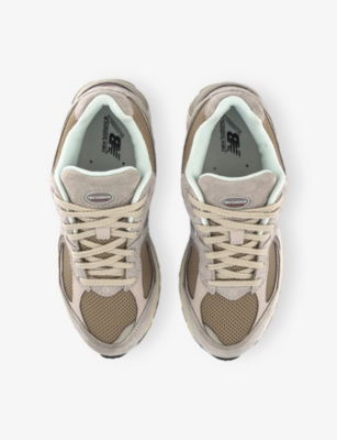 NEW BALANCE: 2002R Suede and Mesh Low-Top Trainers