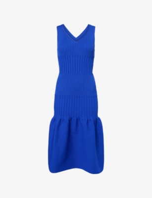 CFCL: Fluted Mermaid Sleeveless Knitted Midi Dress