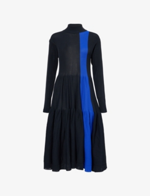CFCL: Cascades Long-Sleeve Knitted Midi Dress