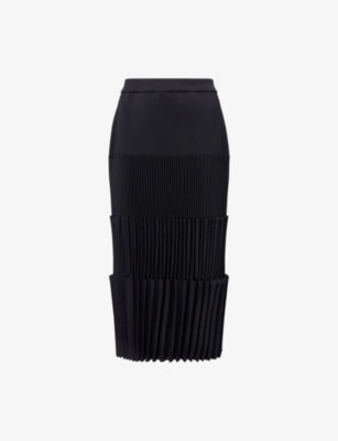 CFCL: Accordion Pleated Knitted Midi Skirt