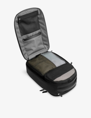Carl Friedrik Transparent Mesh Packing Cubes Set Of Four Black In Black