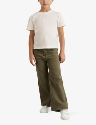 REISS: Belle Round-Neck Cotton-Jersey T-Shirt 9-13 Years