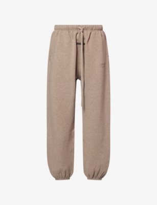 FEAR OF GOD ESSENTIALS: Embossed-Branding Wide-Leg Cotton-Blend Jogging Bottoms