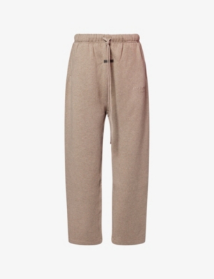 FEAR OF GOD ESSENTIALS: Embossed-Branding Wide-Leg Cotton-Blend Jogging Bottoms