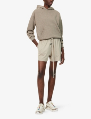 FEAR OF GOD ESSENTIALS: Relaxed-Fit Embossed-Logo Cotton-Blend Hoodie