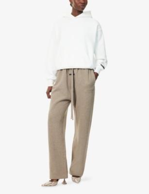 FEAR OF GOD ESSENTIALS: Embossed-Branding Classic-Fit Cotton-Blend Hoodie