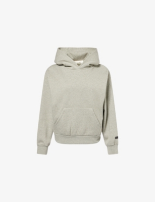 FEAR OF GOD ESSENTIALS: Embossed-Branding Relaxed-Fit Cotton-Blend Hoody