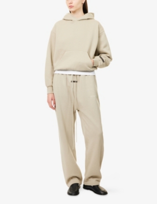 FEAR OF GOD ESSENTIALS: Embossed-Branding Classic-Fit Cotton-Blend Hoody