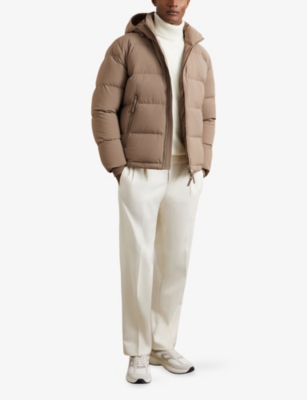 REISS: Reggie Quilted Zip-Through Puffer Jacket