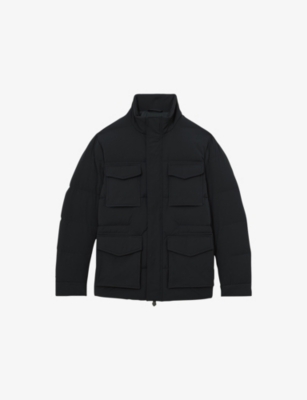 REISS: Mercury Four-Pocket Shell Puffer Jacket