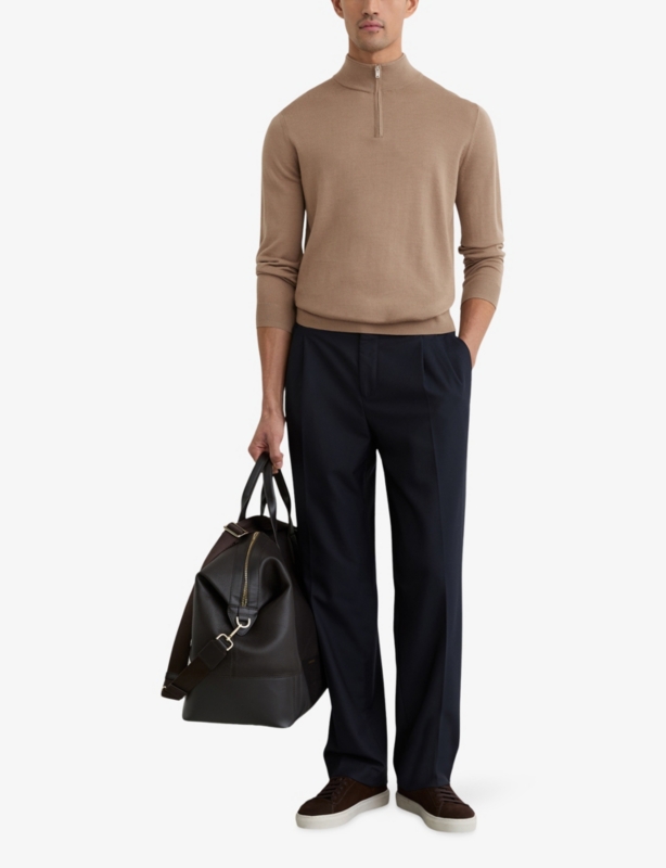 Blackhall Half-Zip Merino Wool Jumper