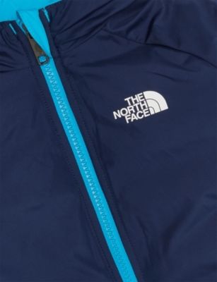 The North Face Meridian Blue Perrito Reversible Padded Shell-down Jacket 3-24 In Blue