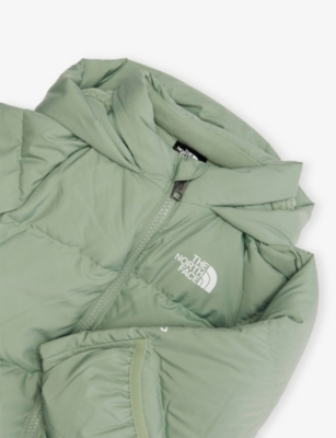 The North Face Slate Moss Baby North Fleece-lined Down Jacket 3-24 In Green