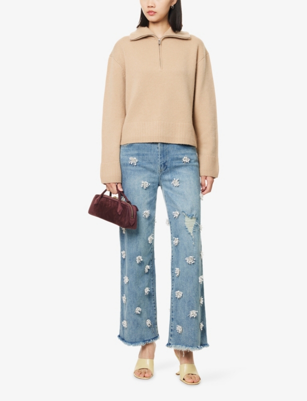 Andes Half-Zip Cashmere Jumper