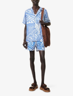 OAS: Eldovado Abstract-Print Woven Shirt