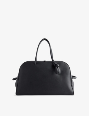 JACQUEMUS: The Large Turismo Leather Bowling Bag