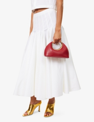 JACQUEMUS: Le Petit Calino Leather Top-Handle Bag
