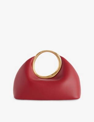 JACQUEMUS: Le Petit Calino Leather Top-Handle Bag