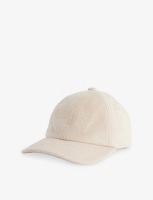 Jacquemus Womens Light Beige Cachemiro Brand-embroidery Wool Baseball Cap In Sand