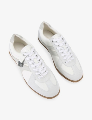 KURT GEIGER LONDON: Eldon Leather and Suede Trainers