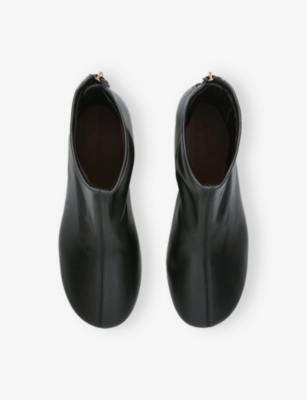 Dear Frances Harlie 45 Leather Ankle Boots In Black