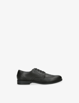 START RITE: Kids' Round-Toe Leather Brogues