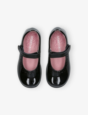 Start Rite Black Kids' Emily Patent-leather School Shoes Eur 26 / 8.5 Uk In Black