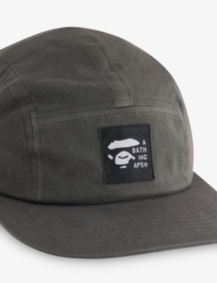 A Bathing Ape Mens Black Bape Jet Cotton Baseball Cap In Black