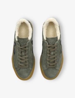Veja Campo Suede Shearling Sneakers