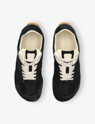 BOTTEGA VENETA: Orbit Flash Suede and Nylon Low-Top Trainers