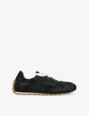 BOTTEGA VENETA: Orbit Flash Suede and Nylon Low-Top Trainers