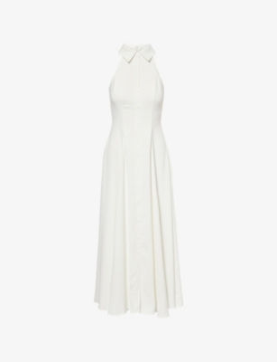 ODD MUSE: The Ultimate Muse Flowy-Collar Woven Midi Dress