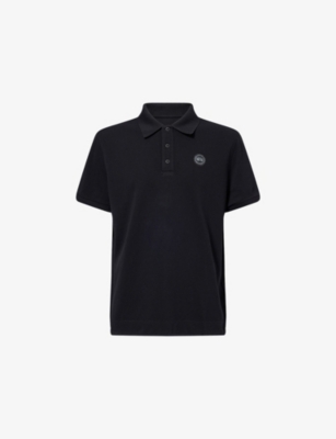 CANADA GOOSE: Beckley Logo-Patch Cotton Polo Top