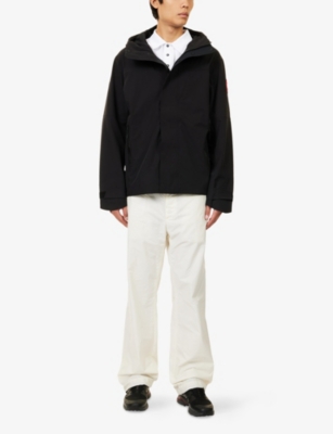 Canada Goose Mens Black - Noir Rupert Logo-patch Waterproof Jacket Xl In Black