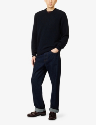 SUNSPEL: V-Neck Wool Knitted Jumper