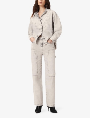 ALLSAINTS: Hettie Relaxed-Fit Denim Shacket